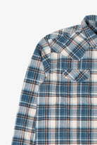 Blue Plaid Cody James Flame Resistant Button Up Shirt (2010s)
