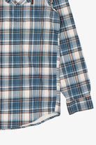 Blue Plaid Cody James Flame Resistant Button Up Shirt (2010s)