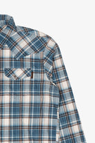 Blue Plaid Cody James Flame Resistant Button Up Shirt (2010s)