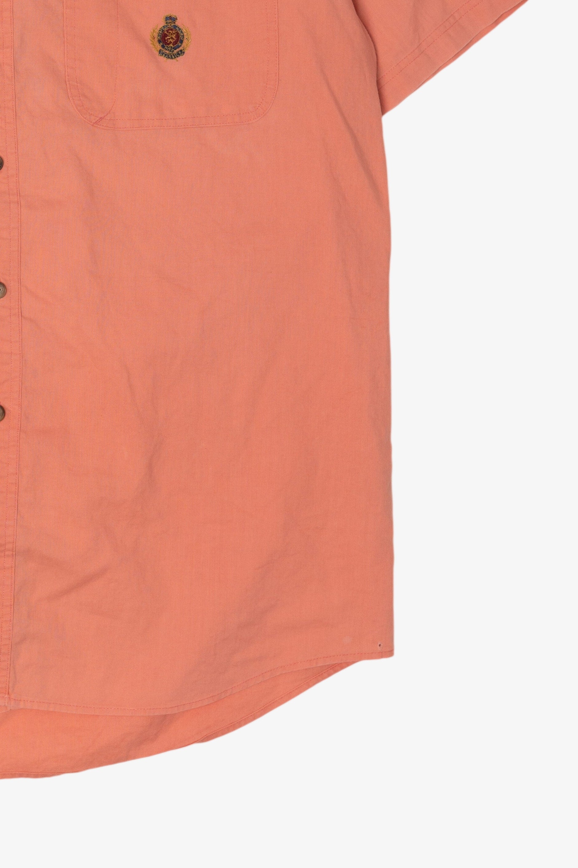Vintage Peach Hunting Horn Button Up Shirt (1990s)