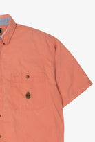 Vintage Peach Hunting Horn Button Up Shirt (1990s)