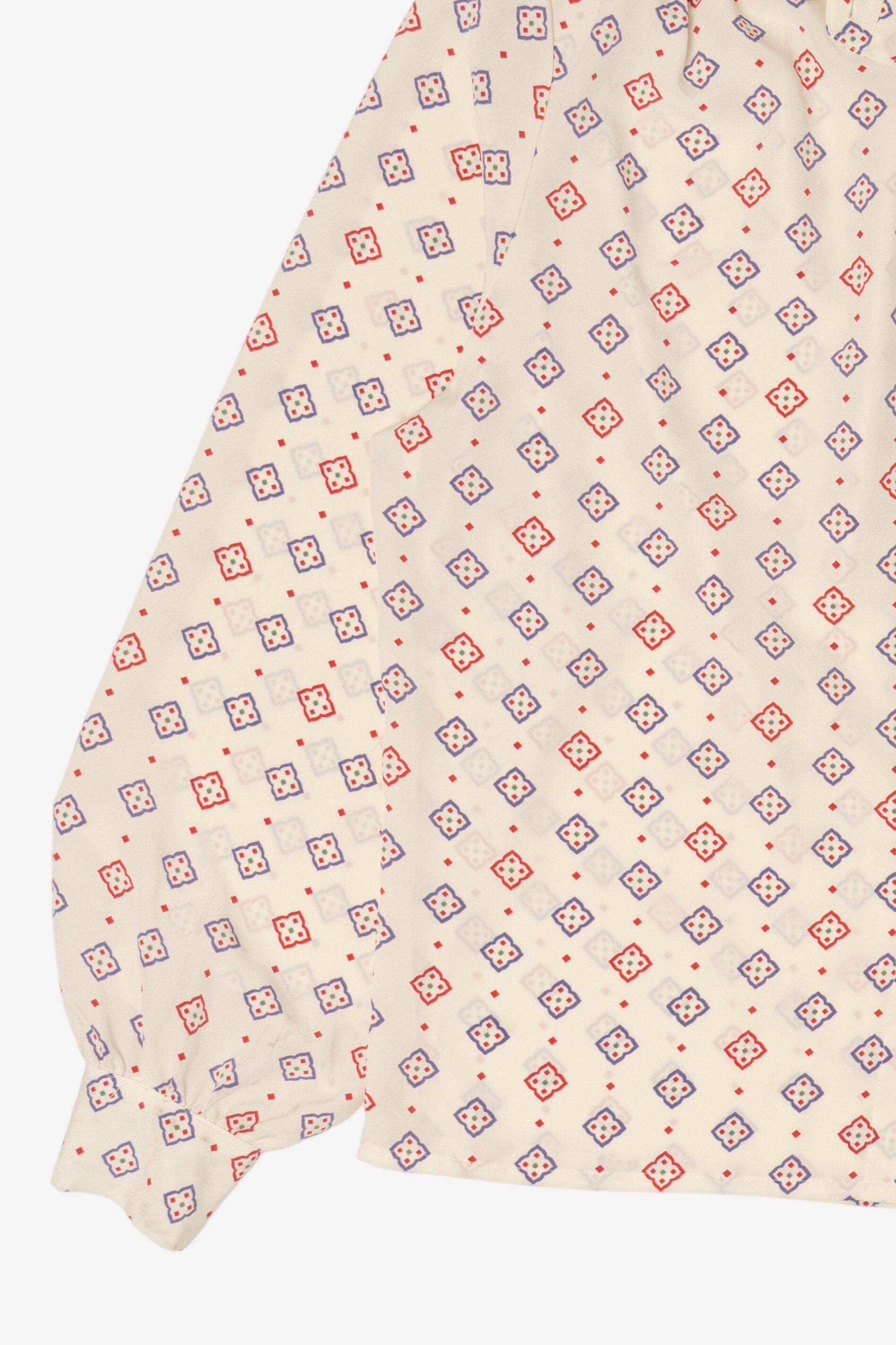 Vintage Bleyle Geometric Pattern Button Up Shirt (1980s)