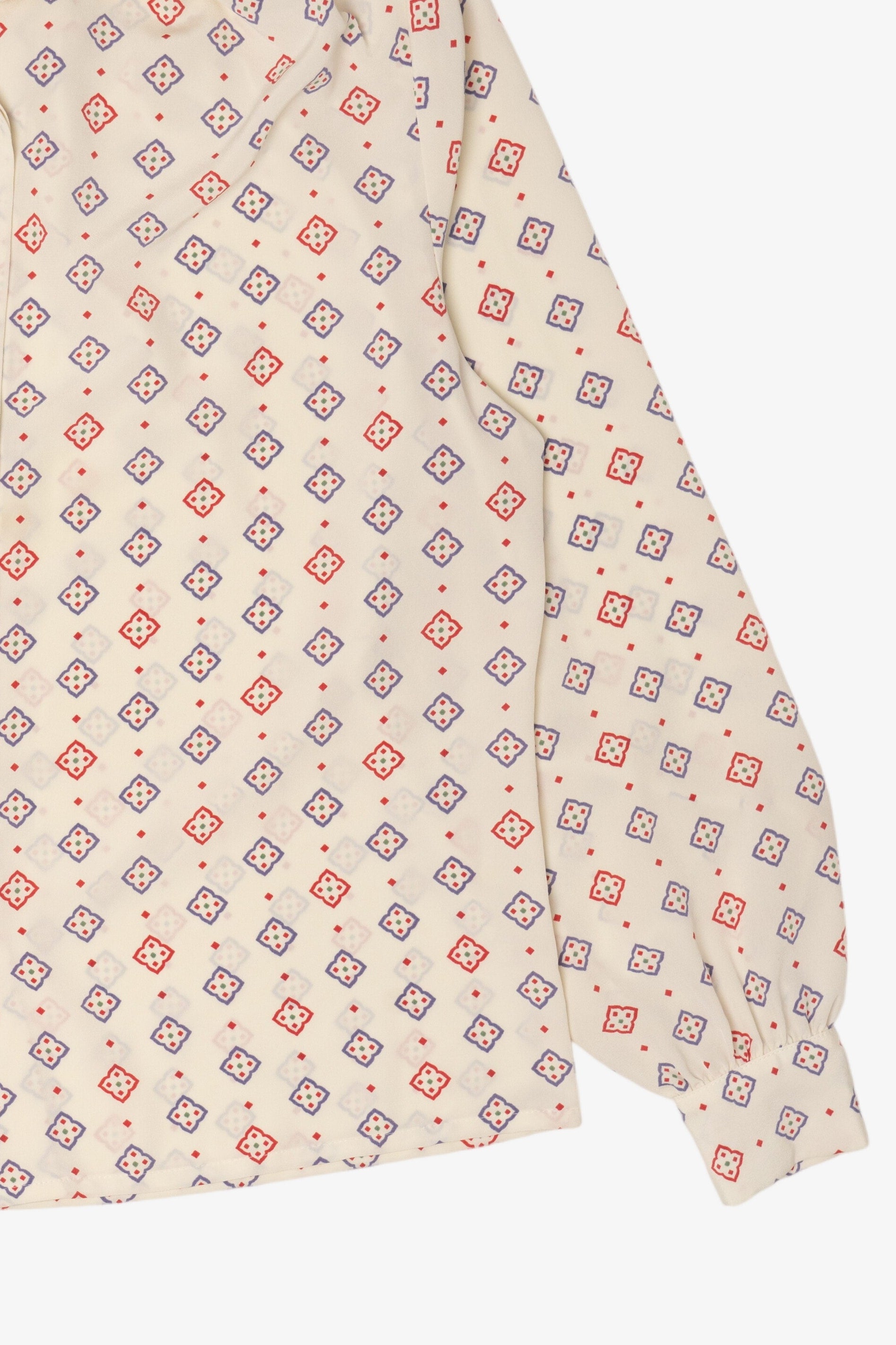 Vintage Bleyle Geometric Pattern Button Up Shirt (1980s)
