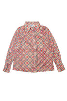Vintage Sears Patterned Button Up Shirt (1970s) 1195