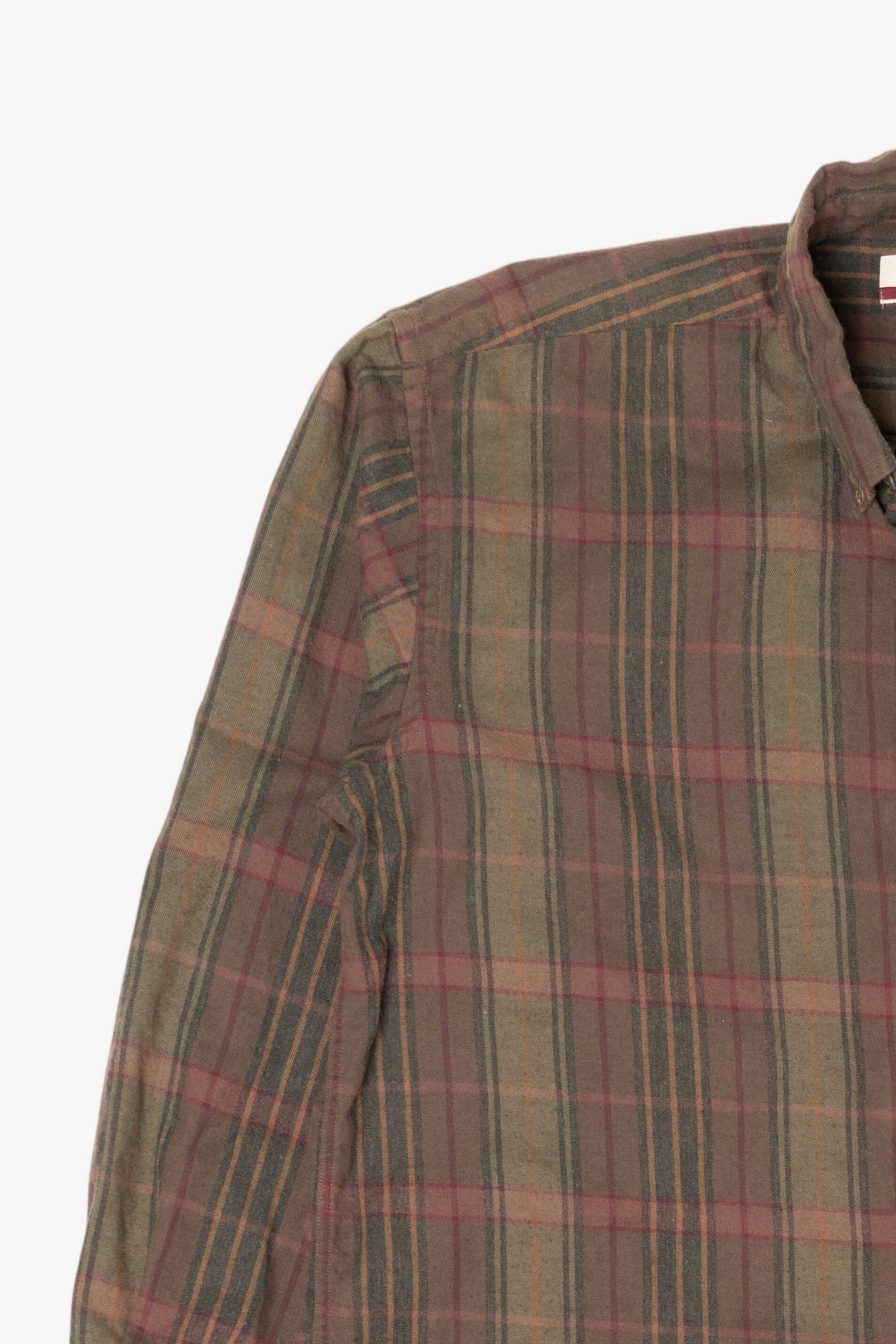 Brown Plaid Joe's Casual Button Up Shirt