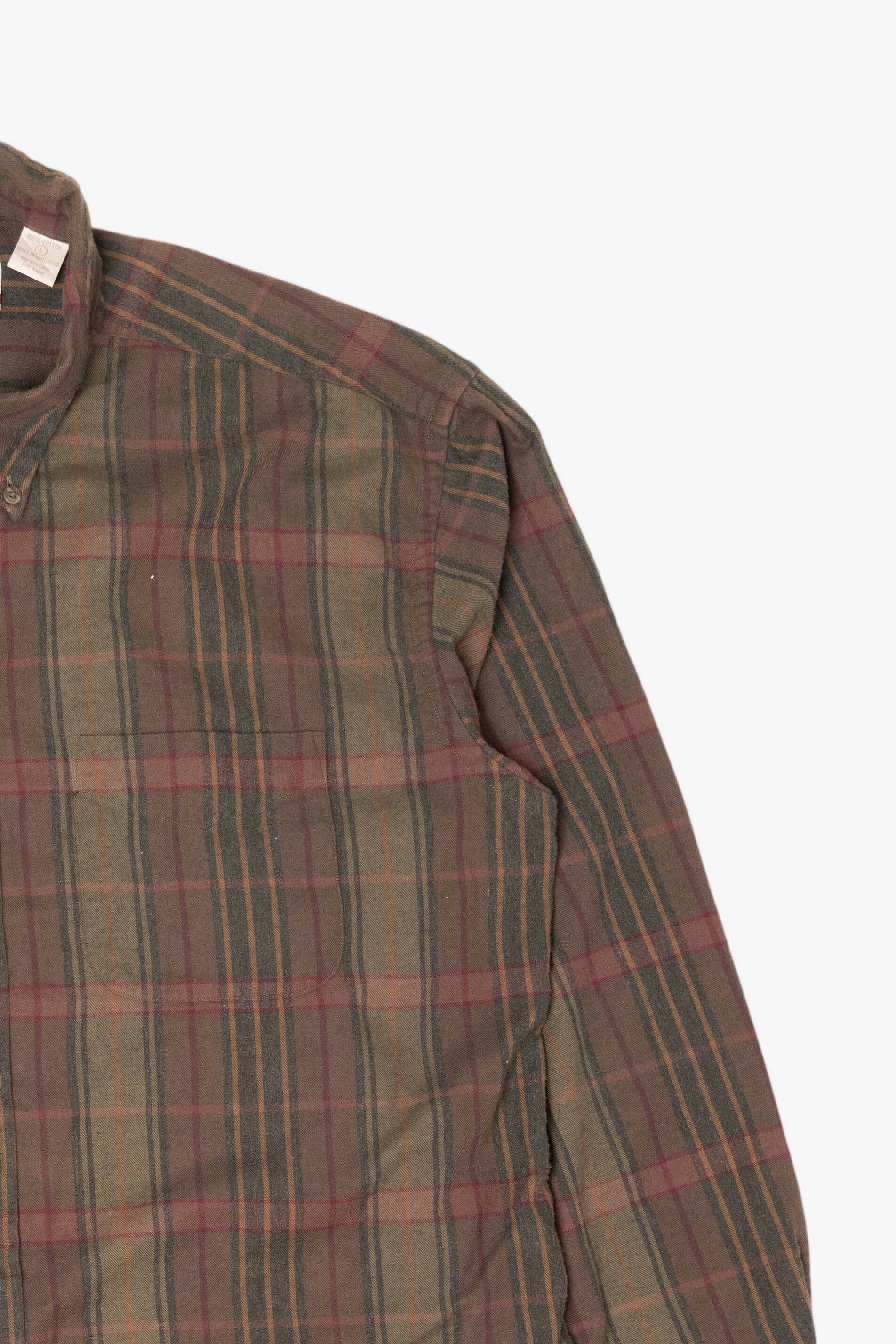 Brown Plaid Joe's Casual Button Up Shirt