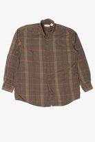 Brown Plaid Joe's Casual Button Up Shirt