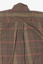 Brown Plaid Joe's Casual Button Up Shirt