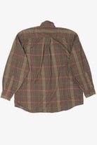 Brown Plaid Joe's Casual Button Up Shirt