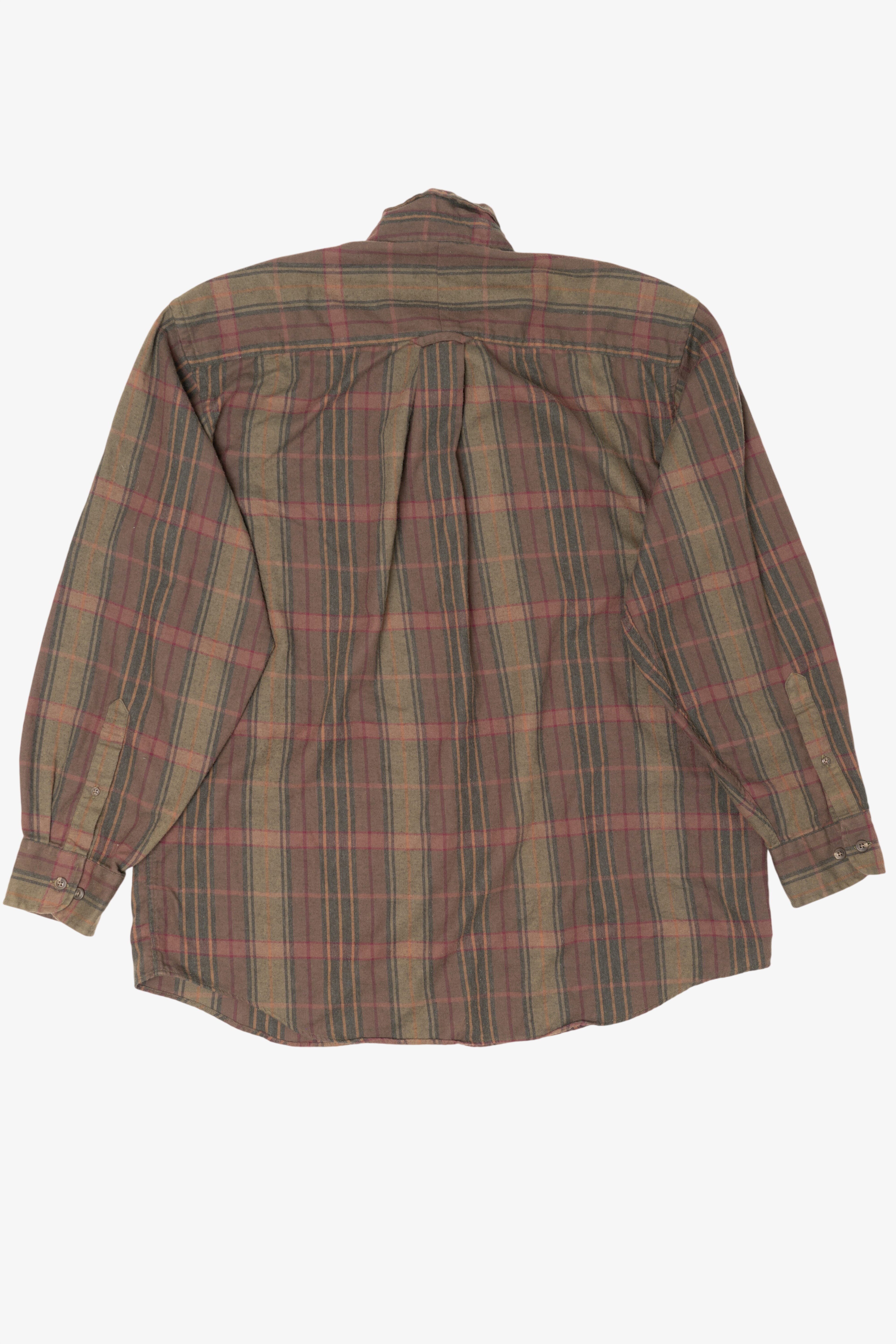 Brown Plaid Joe's Casual Button Up Shirt