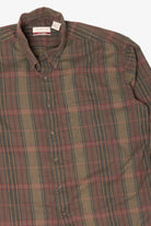 Brown Plaid Joe's Casual Button Up Shirt