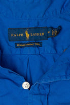 Vintage Blue Ralph Lauren Button Up Shirt (1990s)