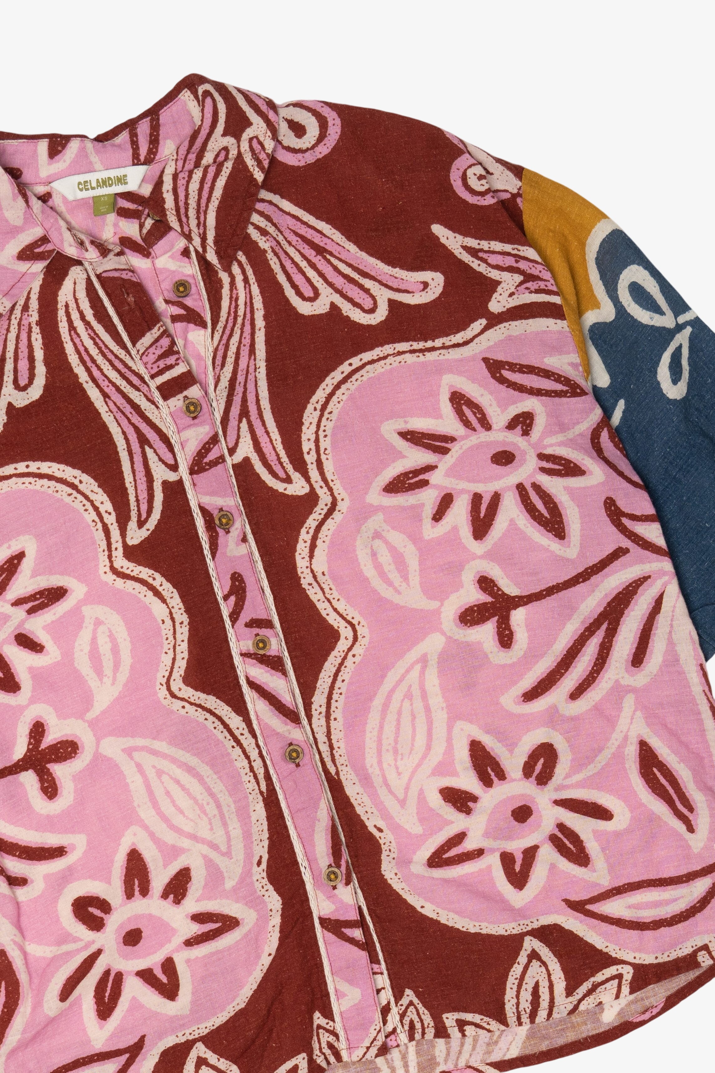 Celadine Tropical Button Up Shirt (2020s)
