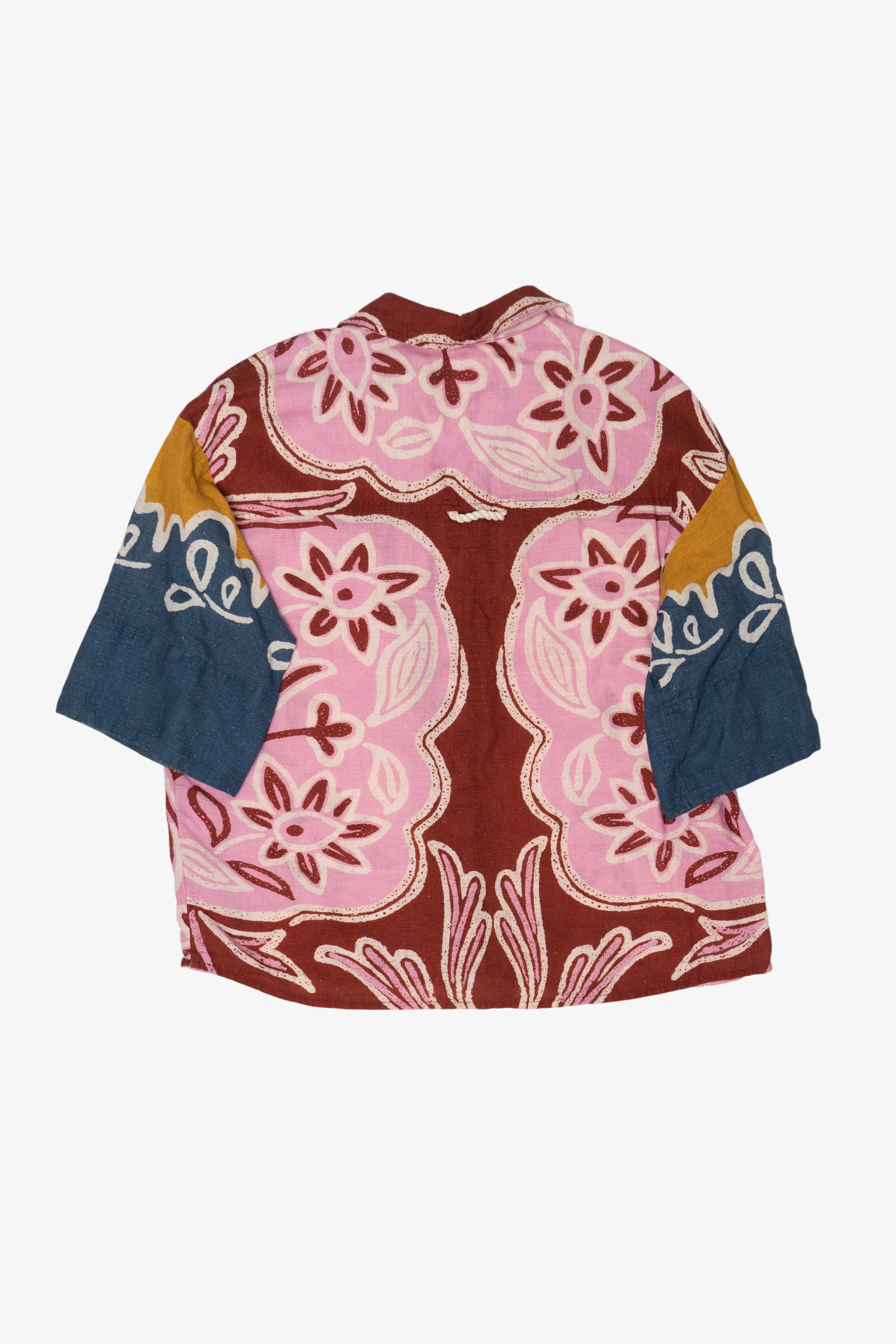 Celadine Tropical Button Up Shirt (2020s)