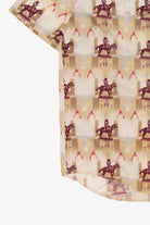 Vintage Beige Wrangler Western Button Up Shirt (1990s)