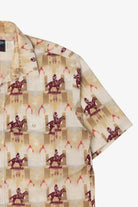 Vintage Beige Wrangler Western Button Up Shirt (1990s)