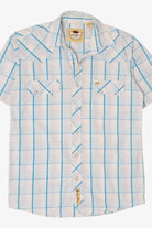 Vintage Larry Mahan Plaid Button Up Shirt (1990s)