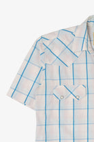 Vintage Larry Mahan Plaid Button Up Shirt (1990s)