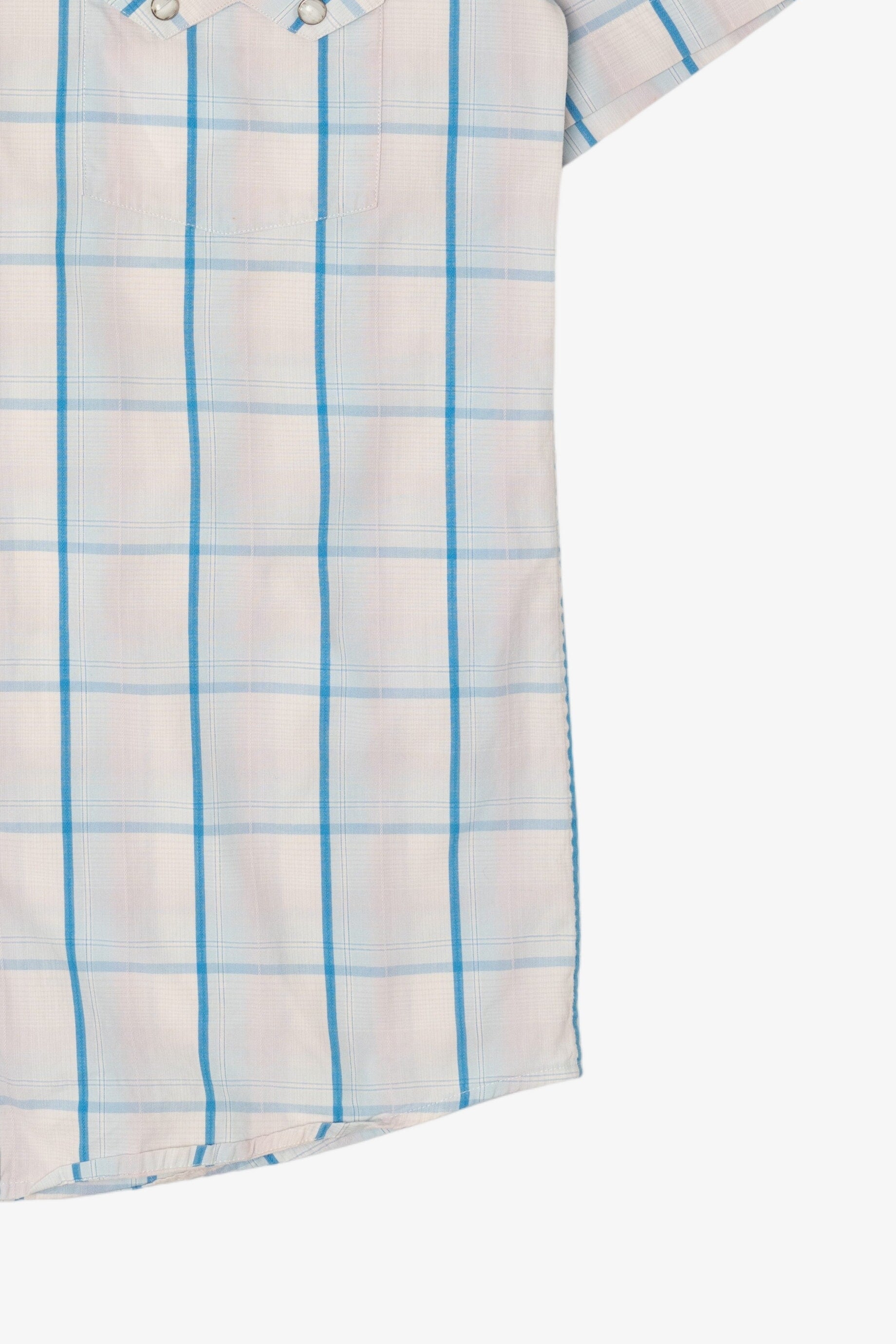 Vintage Larry Mahan Plaid Button Up Shirt (1990s)