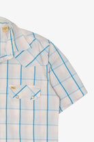 Vintage Larry Mahan Plaid Button Up Shirt (1990s)