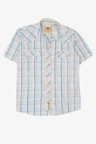 Vintage Larry Mahan Plaid Button Up Shirt (1990s)