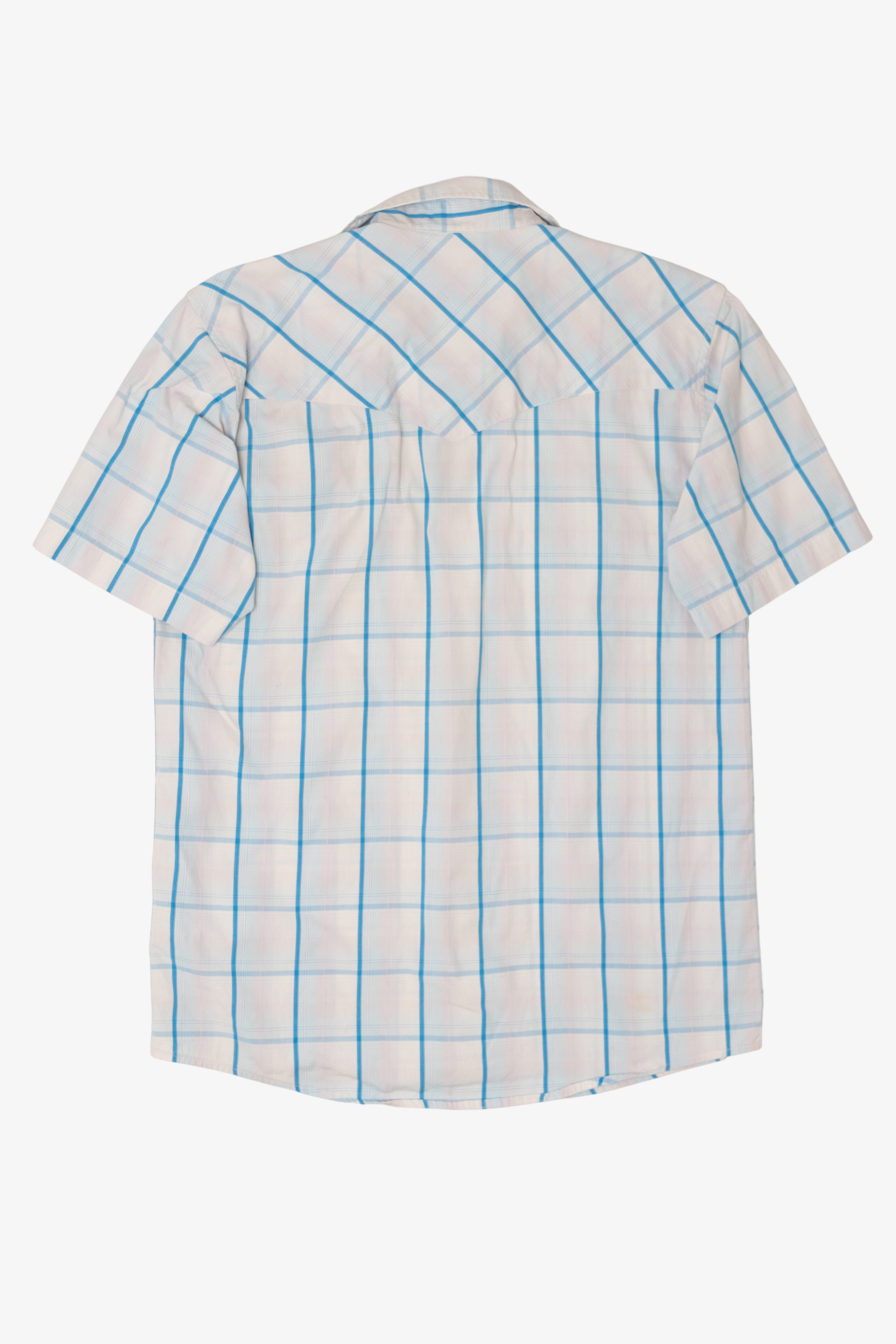 Vintage Larry Mahan Plaid Button Up Shirt (1990s)