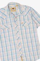 Vintage Larry Mahan Plaid Button Up Shirt (1990s)