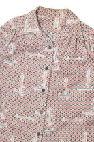 Vintage   Black And Red Patterned Button Up Shirt