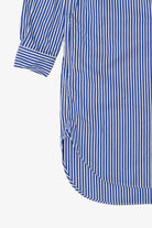 Blue Striped Polo By Ralph Lauren Long Button Up Shirt (2020s)