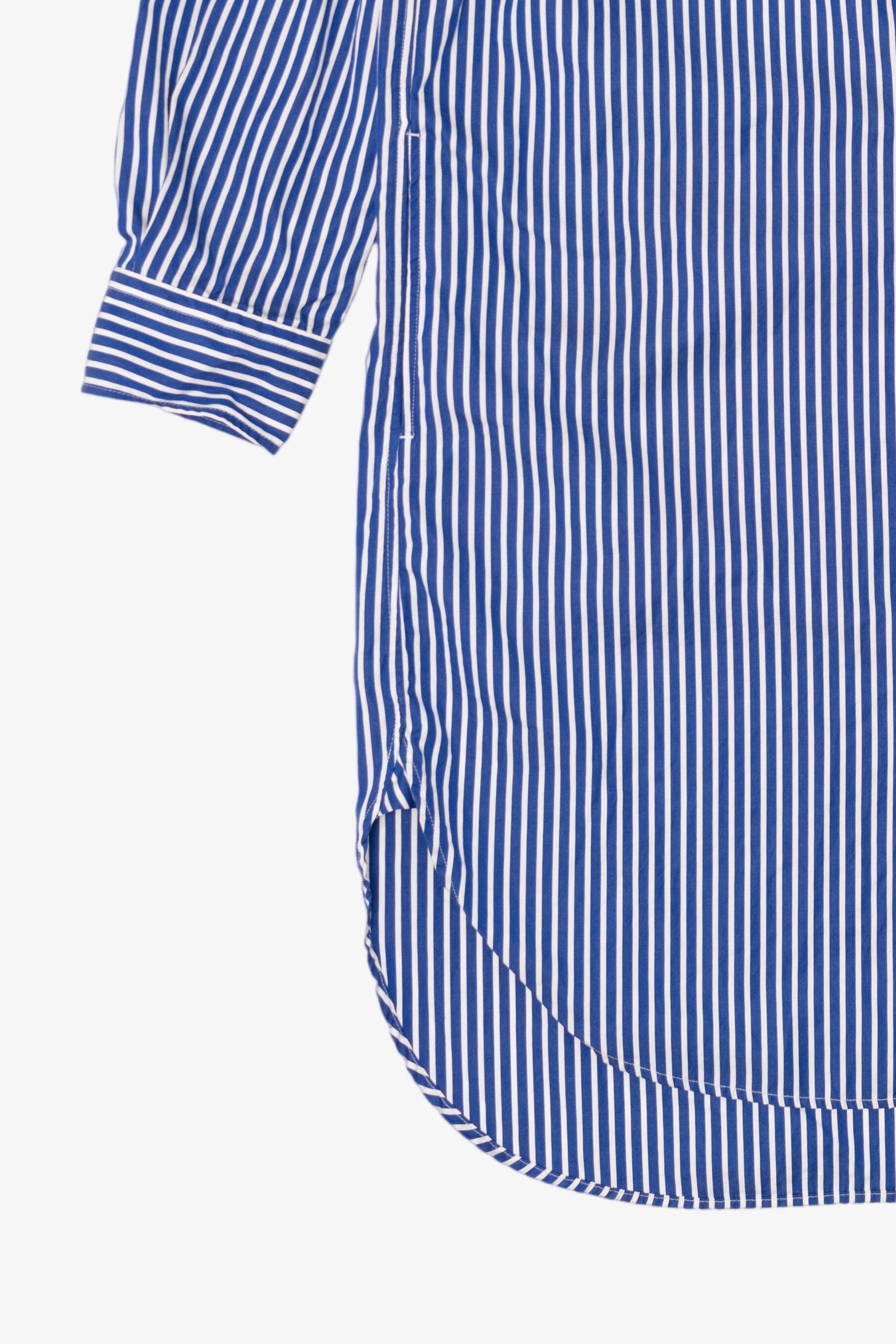 Blue Striped Polo By Ralph Lauren Long Button Up Shirt (2020s)