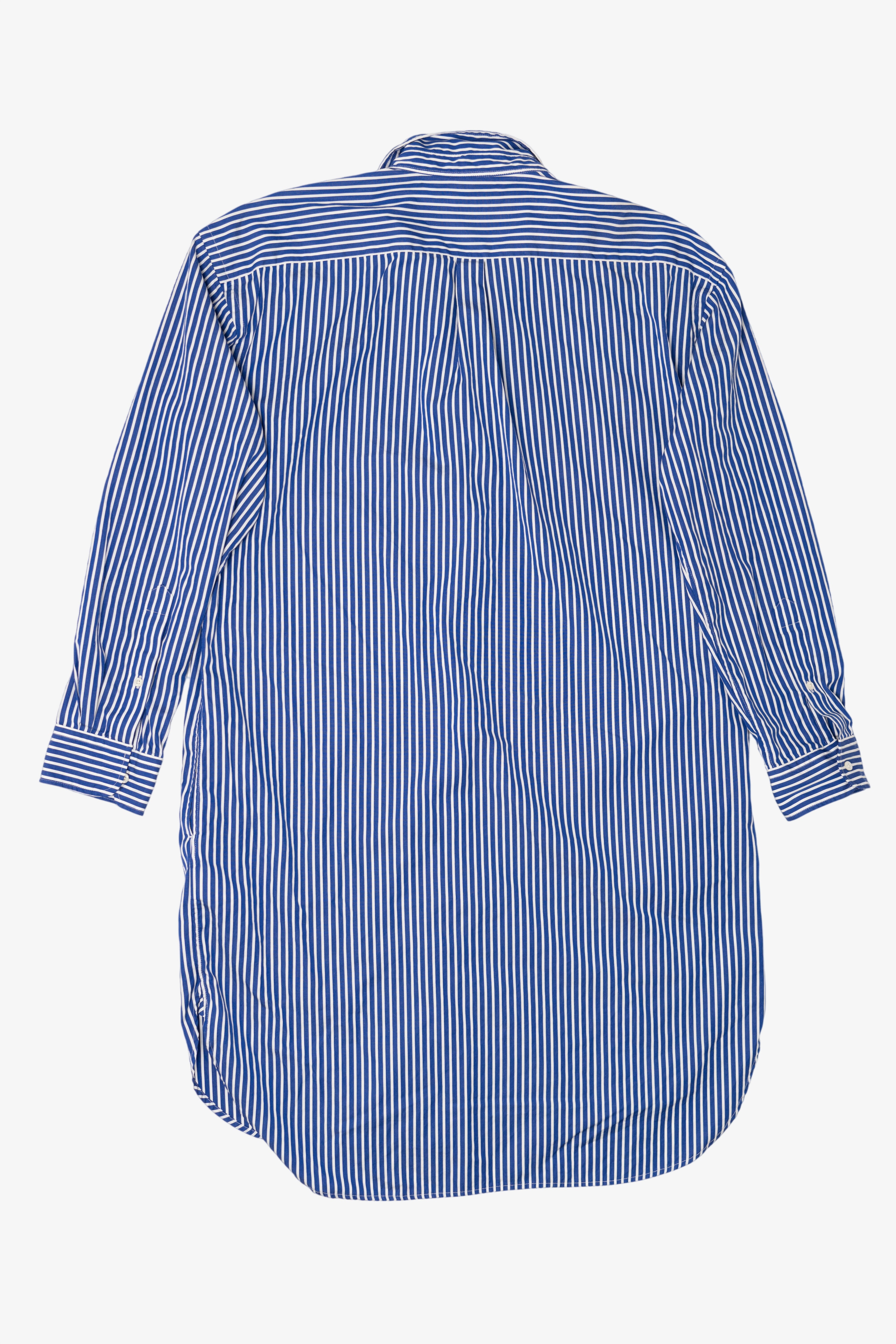 Blue Striped Polo By Ralph Lauren Long Button Up Shirt (2020s)