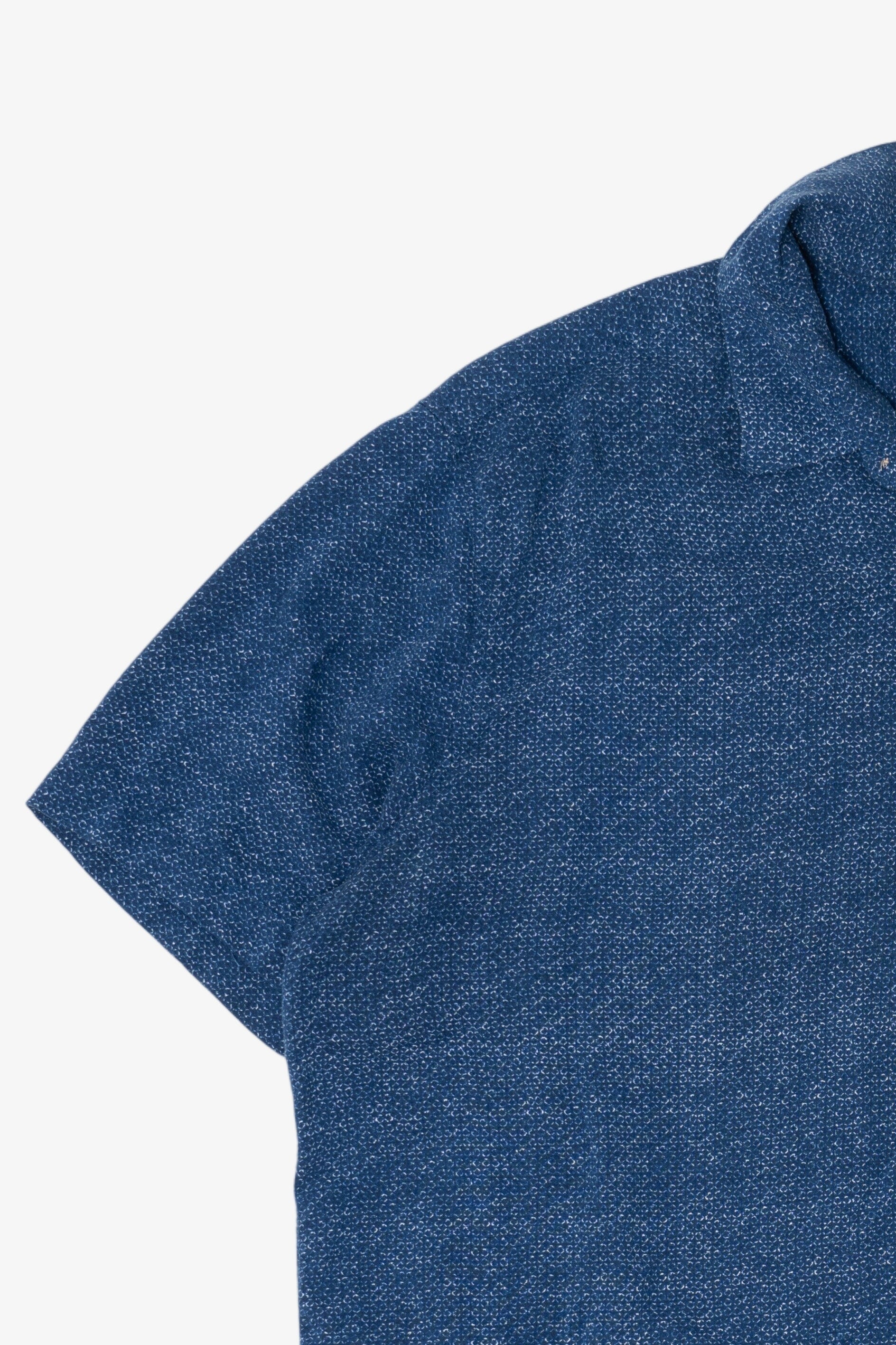 Navy Blue Batik Bay Button Up Shirt (2010s)