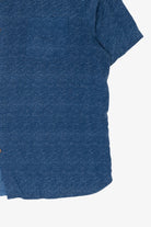 Navy Blue Batik Bay Button Up Shirt (2010s)
