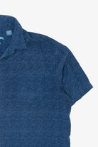 Navy Blue Batik Bay Button Up Shirt (2010s)