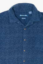 Navy Blue Batik Bay Button Up Shirt (2010s)