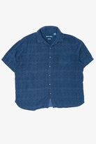 Navy Blue Batik Bay Button Up Shirt (2010s)