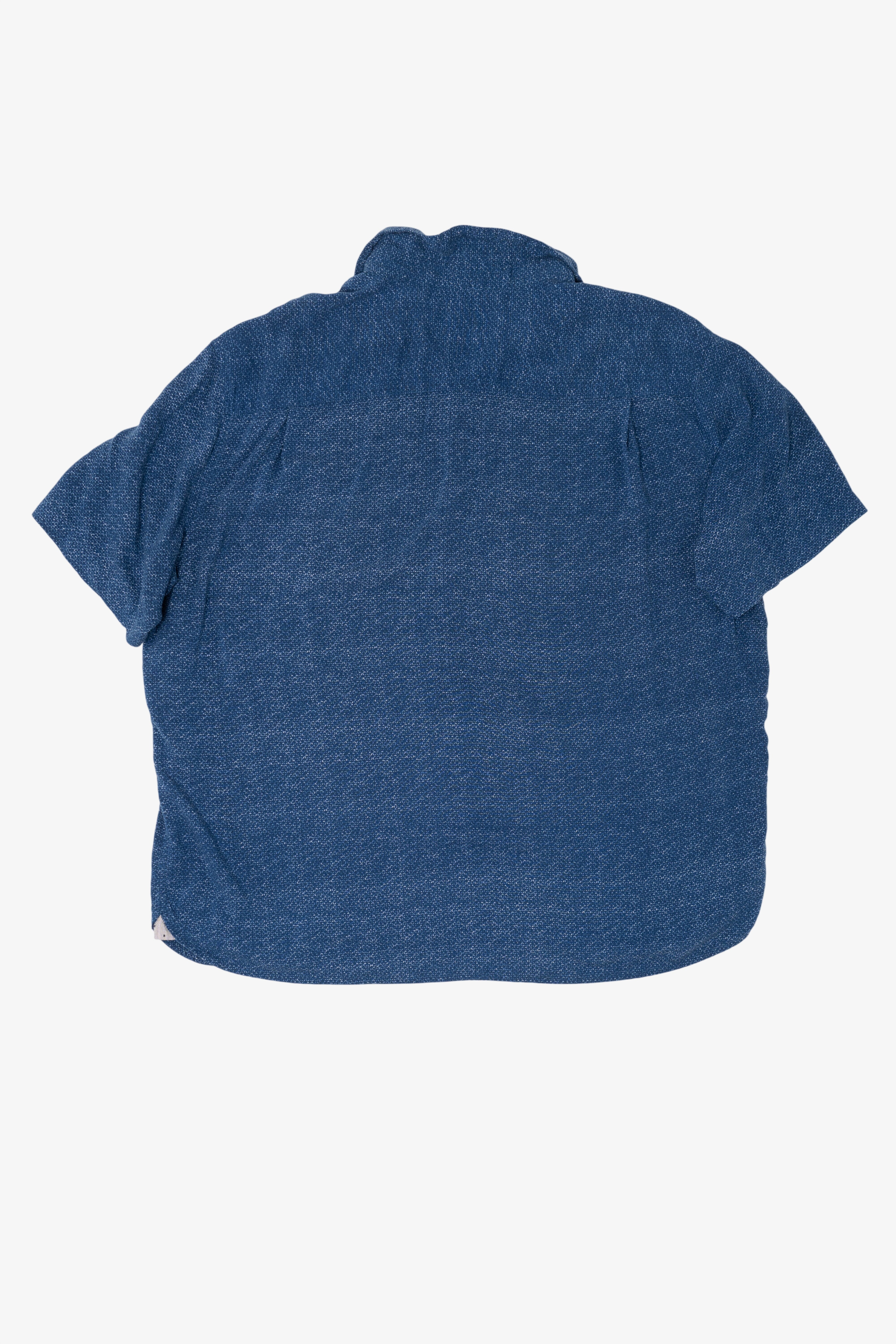 Navy Blue Batik Bay Button Up Shirt (2010s)