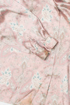 Vintage  Silk Patterned Button Up Shirt