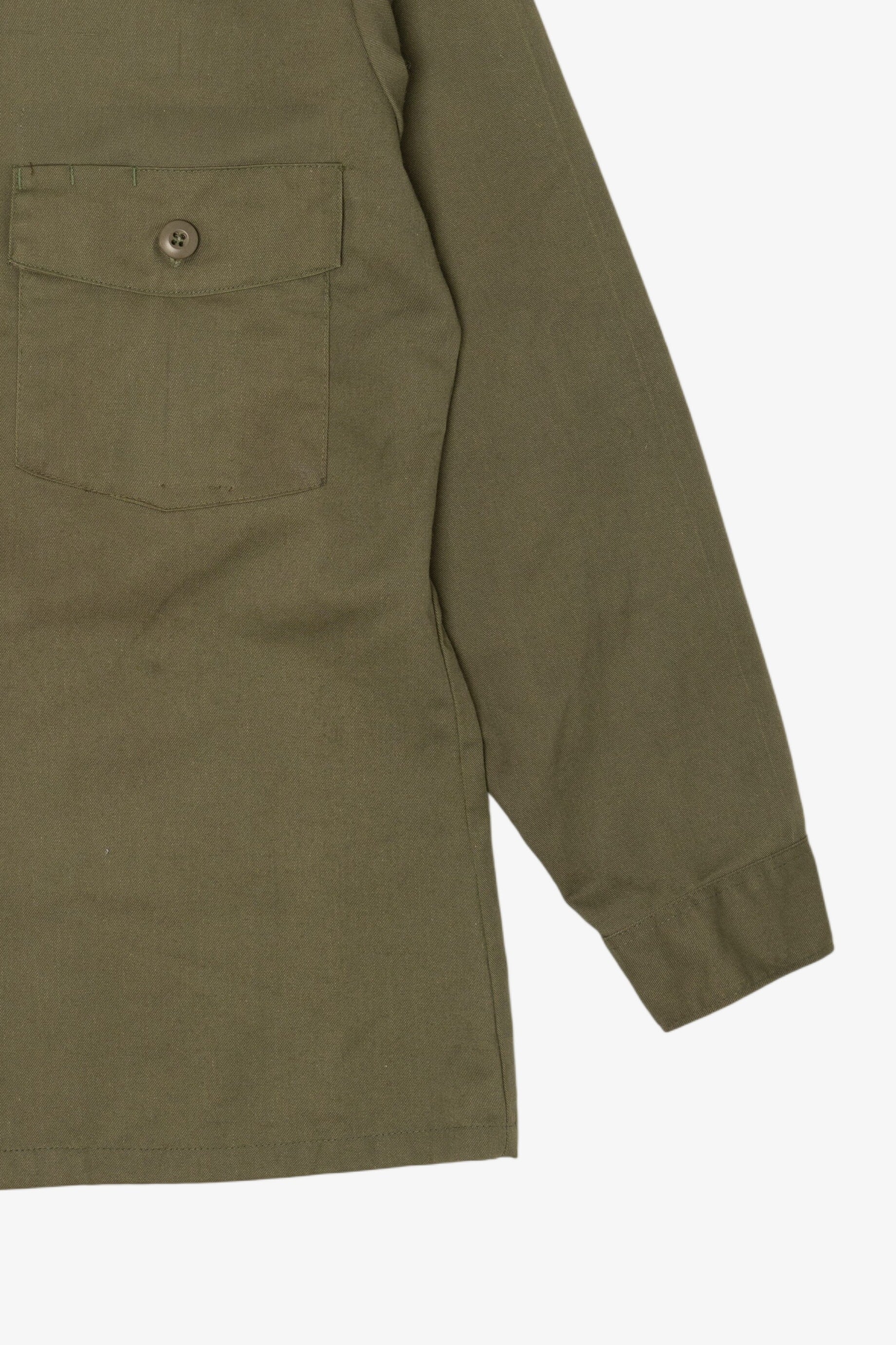Vintage Army Green US Military Button Up Shirt (1980s)