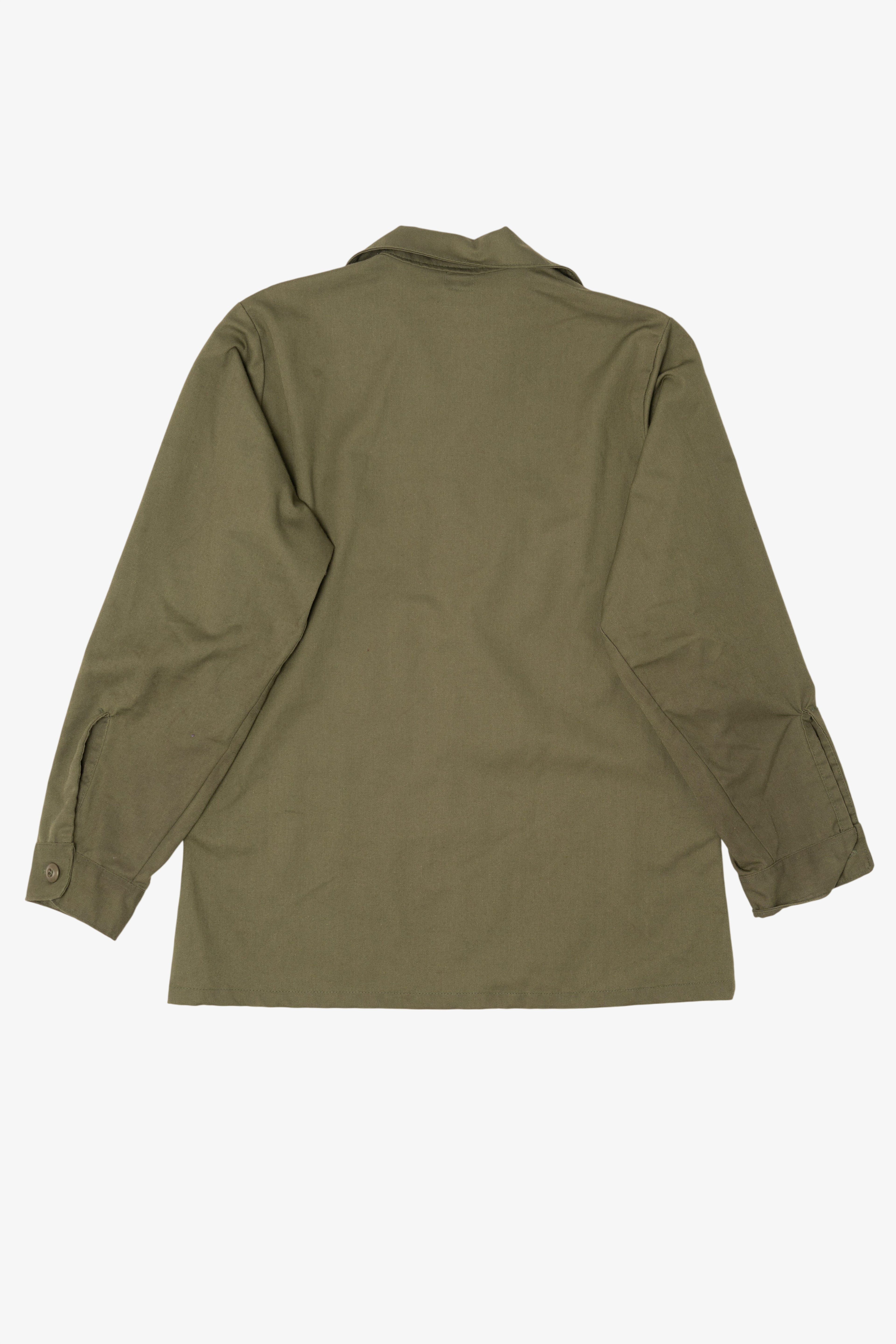 Vintage Army Green US Military Button Up Shirt (1980s)
