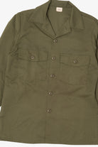 Vintage Army Green US Military Button Up Shirt (1980s)