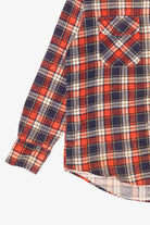 Vintage Distressed Red Anthony's Button Up Flannel Shirt (1970s)