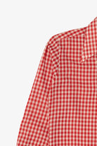 Vintage Red Checkered Ronelli Button Up Shirt (1970s)