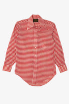 Vintage Red Checkered Ronelli Button Up Shirt (1970s)