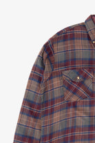 Vintage Van Heusen Plaid Winterweights Button Up Flannel Shirt (1990s)