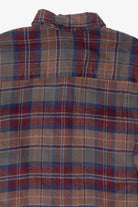 Vintage Van Heusen Plaid Winterweights Button Up Flannel Shirt (1990s)