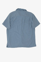 Vintage Blue Caribbean Joe Silk Button Up Shirt (2000s)