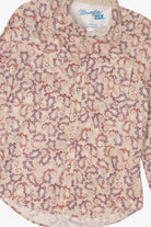 Beige Paisley Pattern Wrangler Button Up Shirt (2010s)