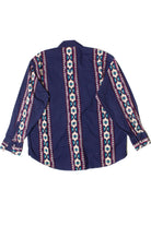 Vintage Southwestern Print Western Wrangler Button Up Shirt (1990s)