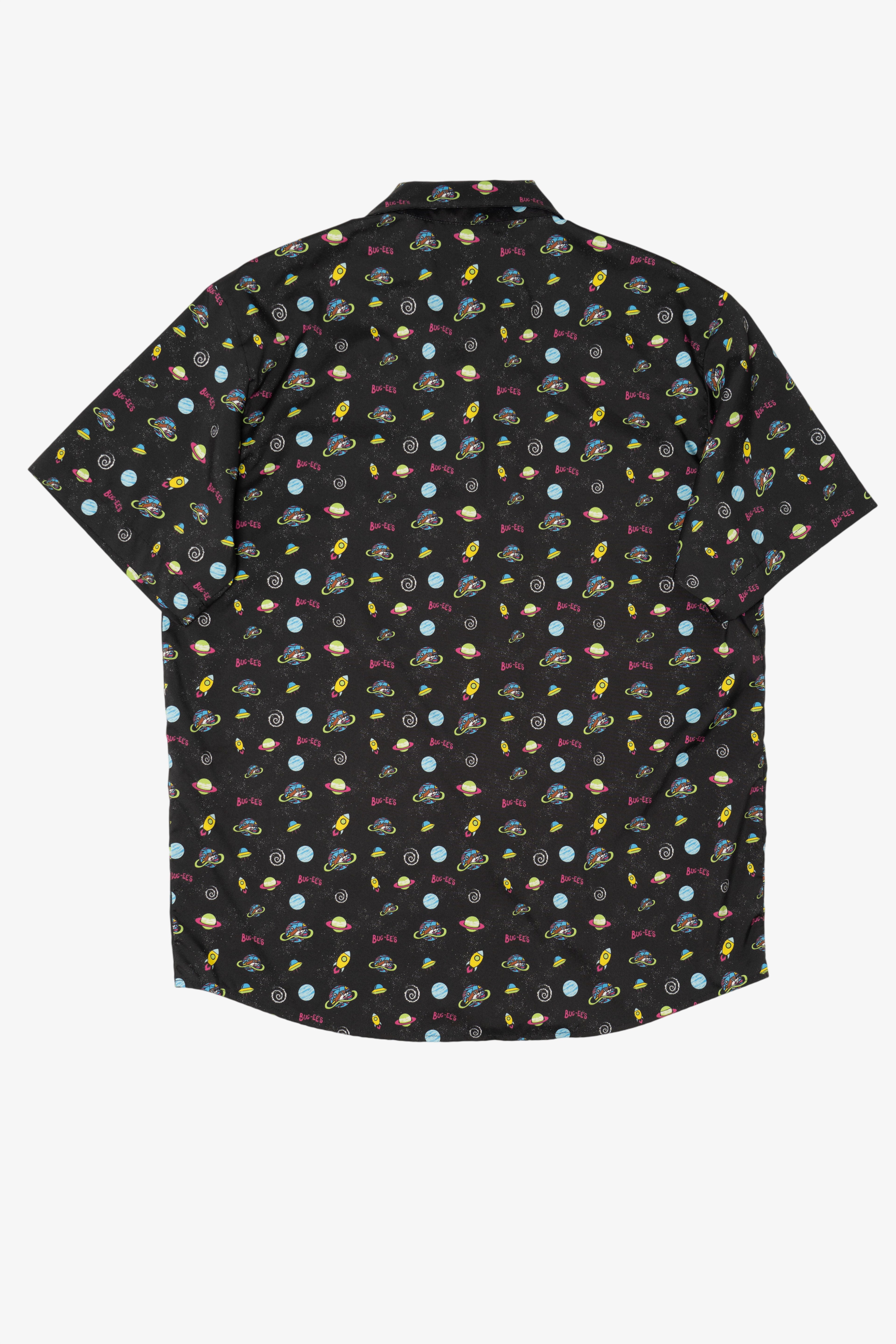 Buc-ee's Space Pattern Button Up Shirt (2020s)